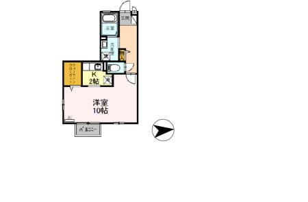 グリーンハイツ 西之町 の間取り