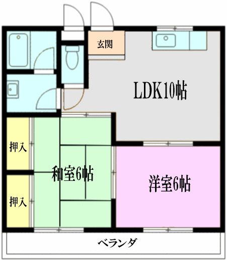 【間取り】 | 第二メゾンサイキ