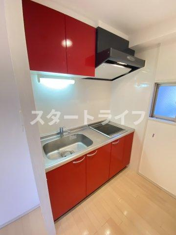 大阪市東淀川区東中島４丁目の賃貸マンションのキッチン