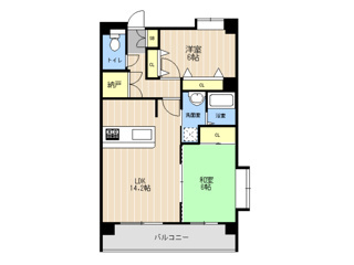 レークヒル画図Ⅲの間取り