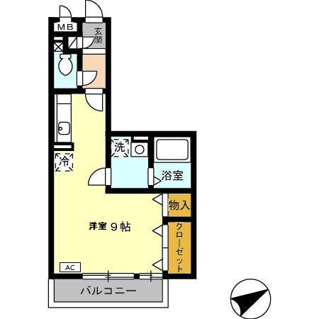 セジュール恩田　　刈谷市の賃貸ならクラスホーム刈谷店の間取り