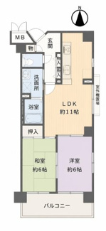 【間取り】 | パークサイド香櫨園