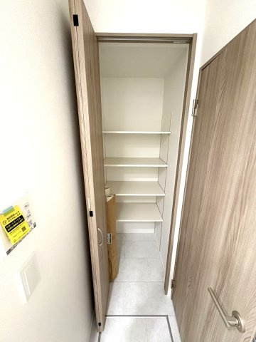 昭和区川名本町四丁目新築戸建の収納|洗面室収納
