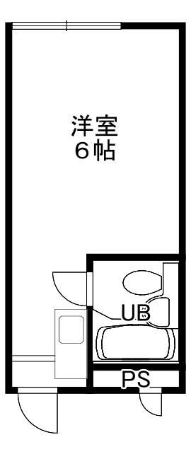 宇治市小倉町南堀池のアパートの間取り