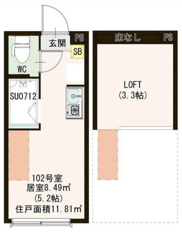 Arca Urbana志茂の間取り