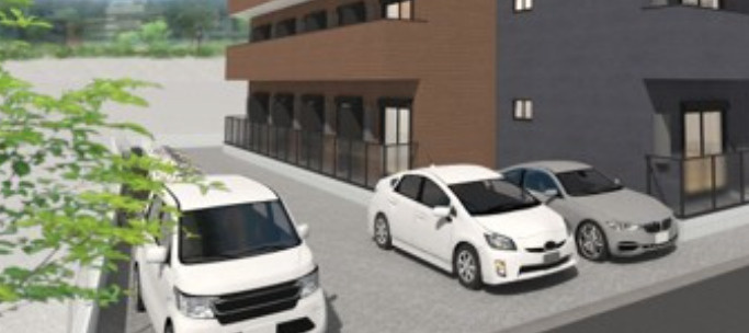 TKP北小金Ⅰの駐車場