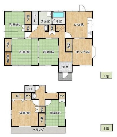 【間取り】 | 幸手市千塚　中古戸建