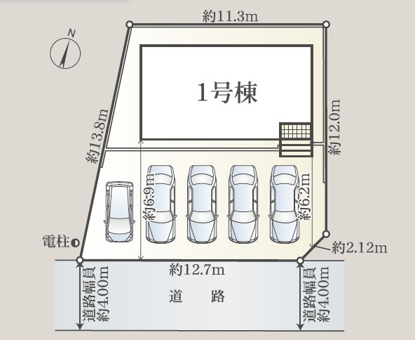 【間取り】 | 磐田市白羽 5期 新築建売 | 区画図です