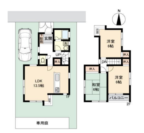 【間取り】 | 幸手市緑台　中古戸建