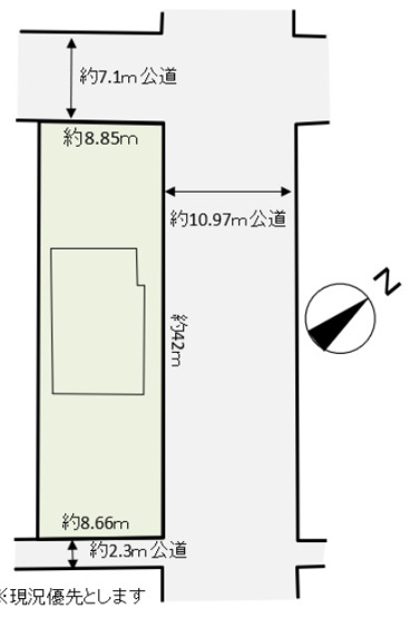 【区画図】 | 幸手市北3丁目　中古戸建