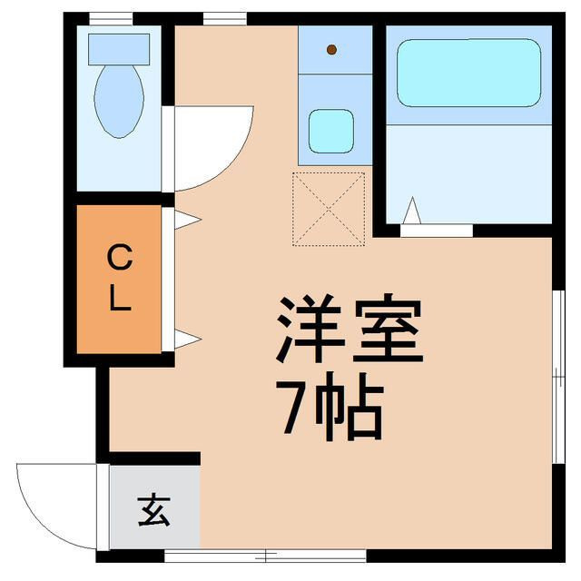 ソレイユワシオ六番館Ⅱの間取り