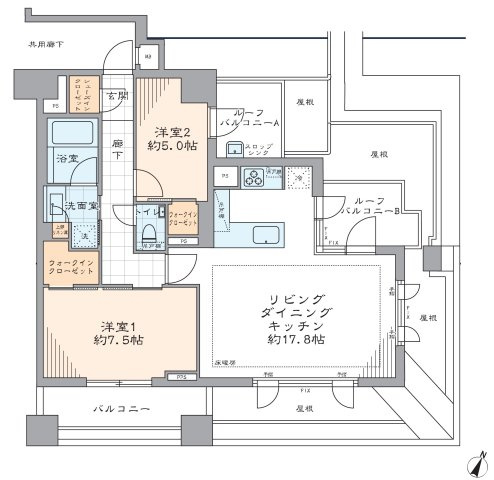 ピアース阿佐ヶ谷の間取り