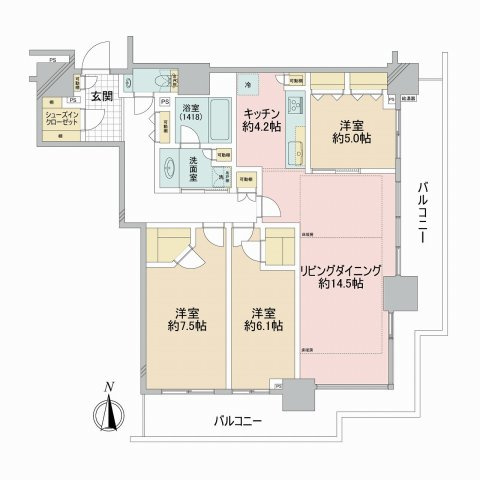 【間取り】 | ベイクレストタワー