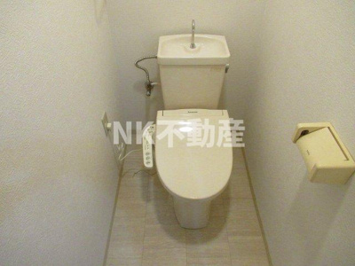 【トイレ】 | サンハイツ高井田（高井田賃貸） | トイレです