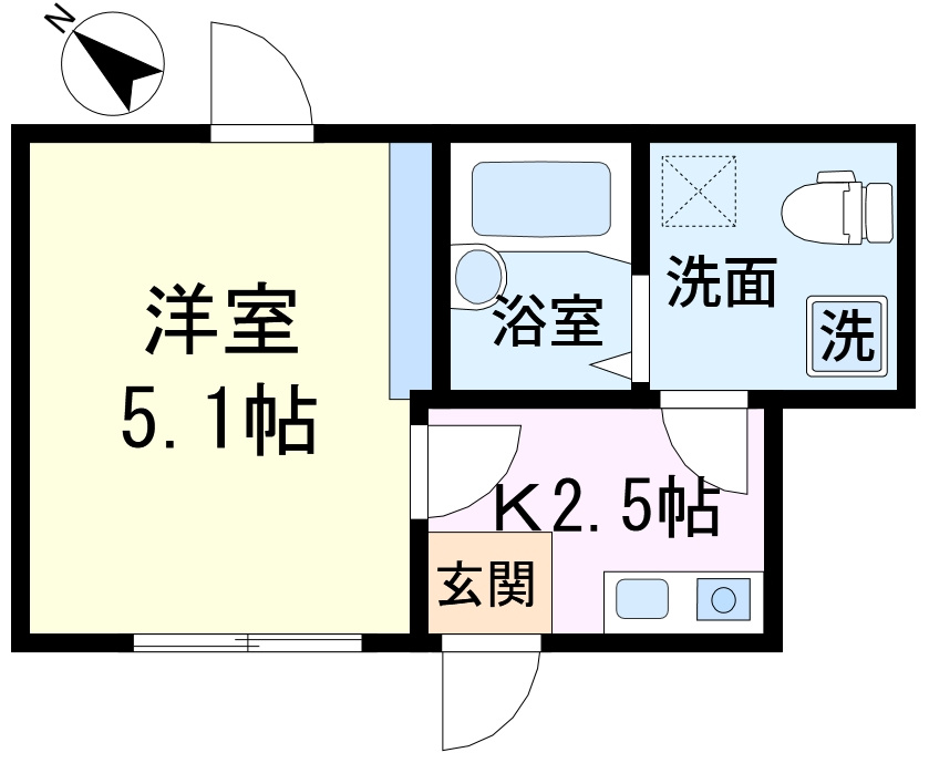 サザンロード新小岩Ⅱの間取り