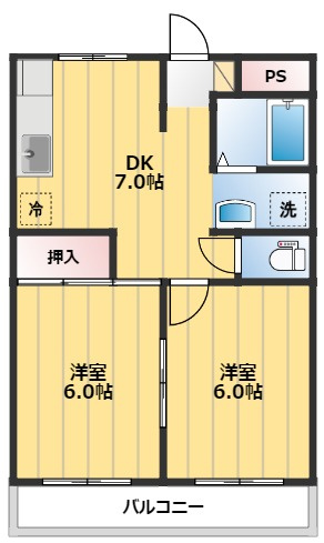 霞ポリテの間取り
