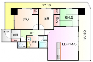 【間取り】 | フェニックス堺東