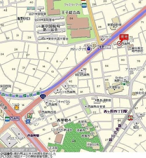 ＥＸＩＭ　ＮＩＳＨＩＳＵＧＡＭＯの地図