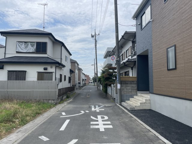 【前面道路含む現地写真】 | 幸手市東第23　新築戸建　全1棟　1号棟