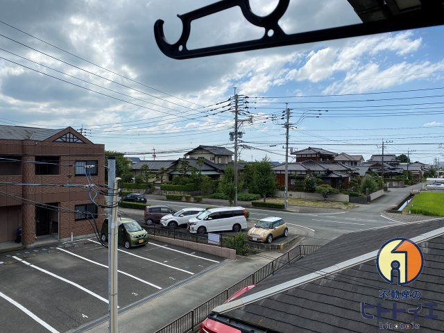 サンライズ稲富の展望|バルコニーからの眺望です