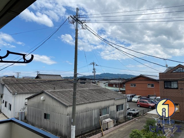 サンライズ稲富の展望|バルコニーからの眺望です