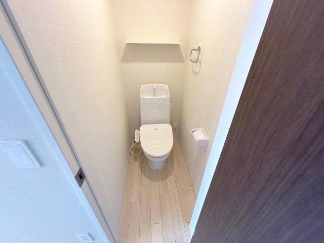 上益城郡益城町大字惣領のアパートのトイレ|シンプルで使いやすいトイレです