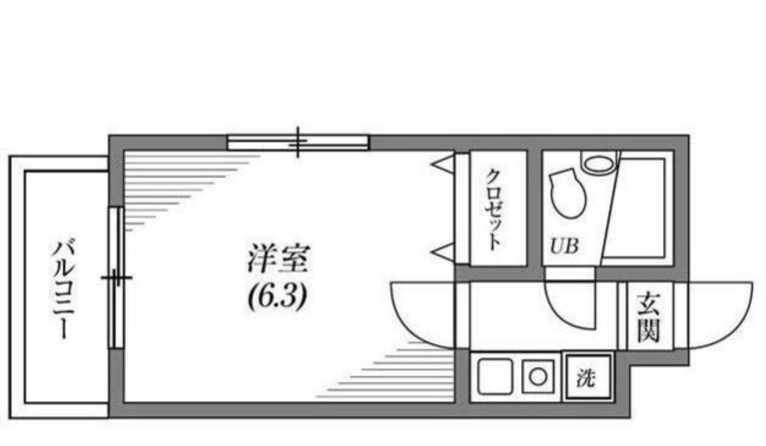 川崎市多摩区生田７丁目の賃貸マンションの間取り