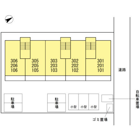 レグルス東刈谷　　　刈谷市の賃貸ならクラスホーム刈谷店の区画図