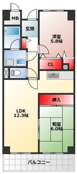 【間取り】 | エルソレーユ 