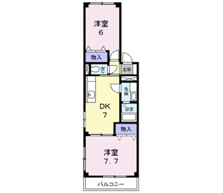 【間取り】 | グランビア三内