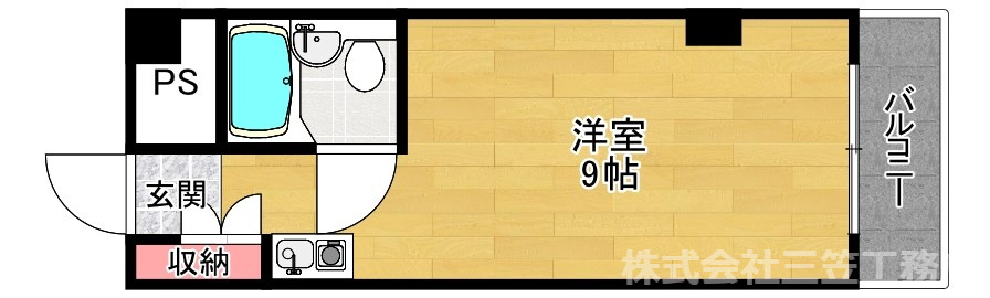 枚方市宮之阪４丁目の賃貸マンションの間取り