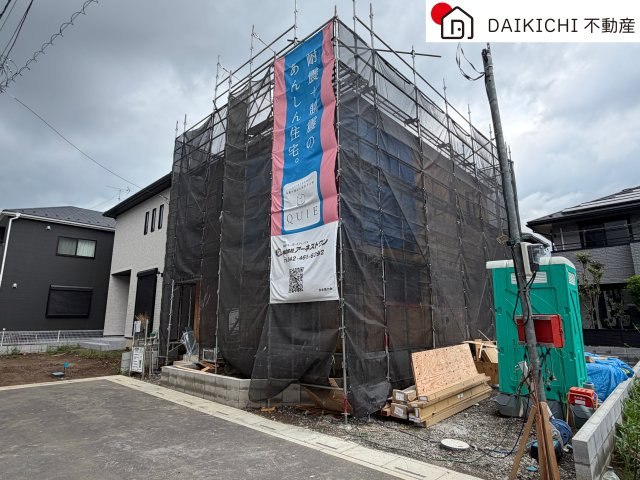 【外観】 | 幸手市中第12　CRADLE GARDEN　新築戸建　全1棟　1号棟 | 7/18撮影