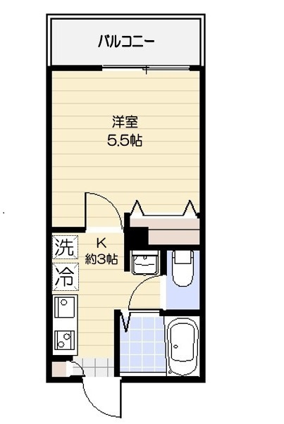 ファーストサウザンの間取り|間取りです。