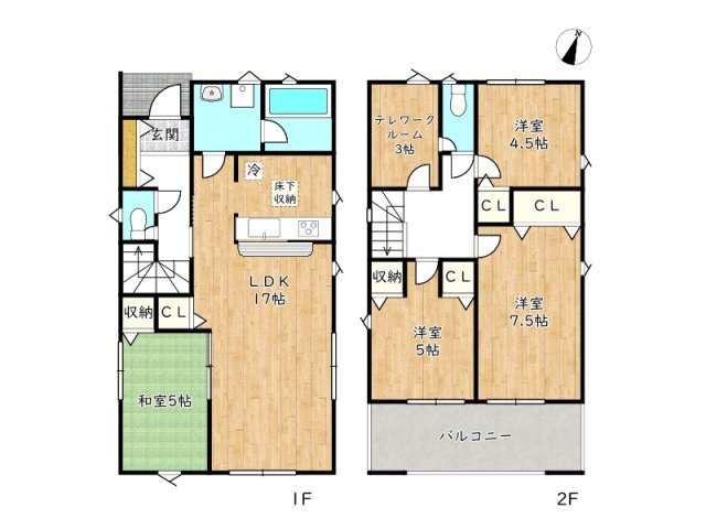 【間取り】 | 姫路市網干区余子浜第3／全3棟