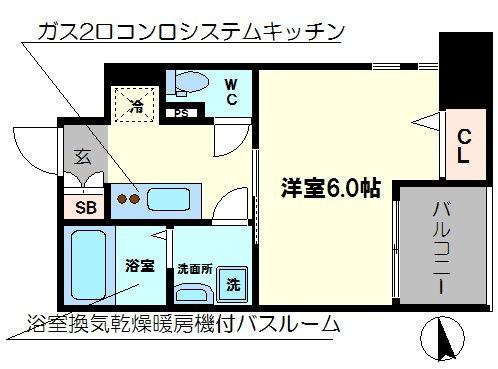 エスリード難波ステーションゲートサウステラスの間取り|エスリード難波ステーションゲートサウステラス　間取り