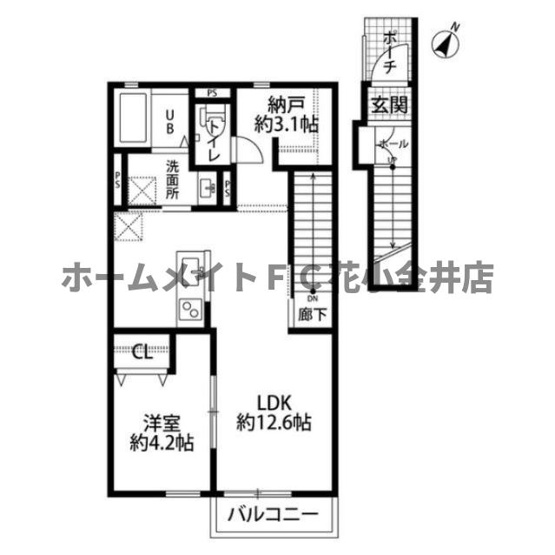 【間取り】 | Ｄｕｒａ　Ｃａｓａ　下保谷