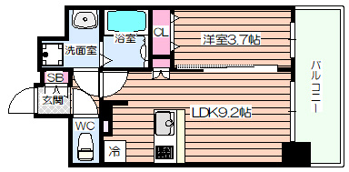 【間取り】 | プレリス福島海老江 CORE FRONT