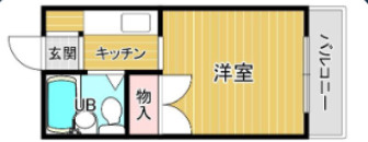 シャトー第2花園の間取り