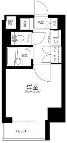 ヴェルステージ戸越の間取り|間取りです。