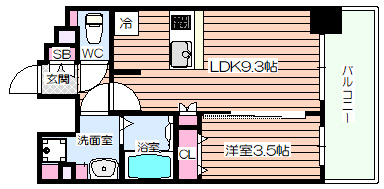 【間取り】 | プレリス福島海老江 CORE FRONT