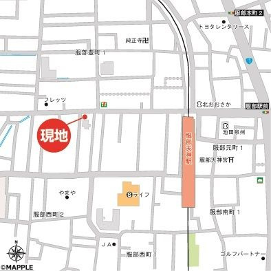 【地図】 | グリュックメゾンF豊中XV