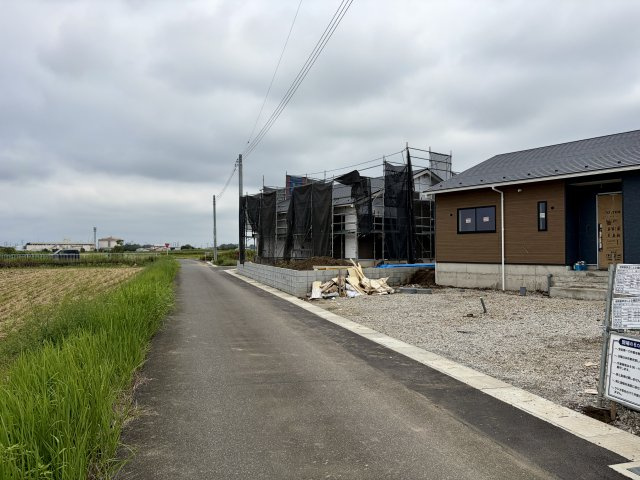 【前面道路含む現地写真】 | CRADLE  GARDEN　幸手市神扇第1　新築戸建　全3棟　1号棟 | 9/13撮影