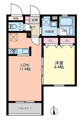 マイエス櫛引の間取り