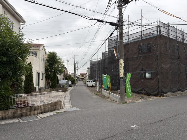 【前面道路含む現地写真】 | 幸手市中第11　新築戸建　全3棟　1号棟 | 7/18撮影