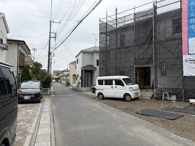 【前面道路含む現地写真】 | 幸手市中第11　新築戸建　全3棟　3号棟 | 7/18撮影