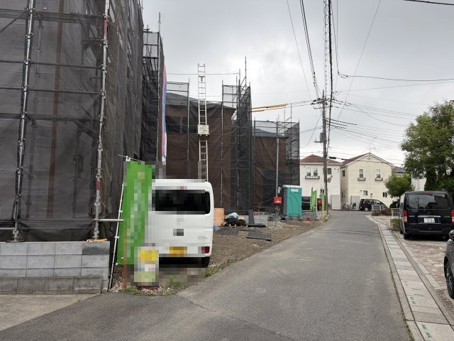【前面道路含む現地写真】 | 幸手市中第11　新築戸建　全3棟　3号棟 | 7/18撮影