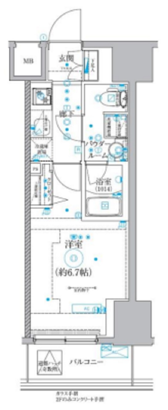 クオリタス品川南の間取り|間取り