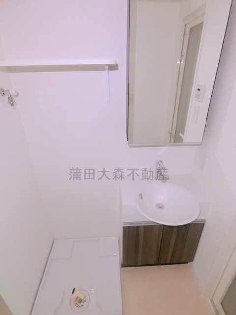 クオリタス品川南の洗面所|洗面脱衣所　独立洗面台　洗濯機置き場