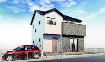 【外観パース】 | 厚木市妻田西　全４棟　新築住宅