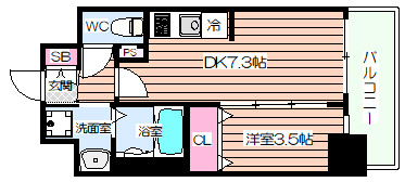 【間取り】 | プレリス福島海老江 CORE FRONT
